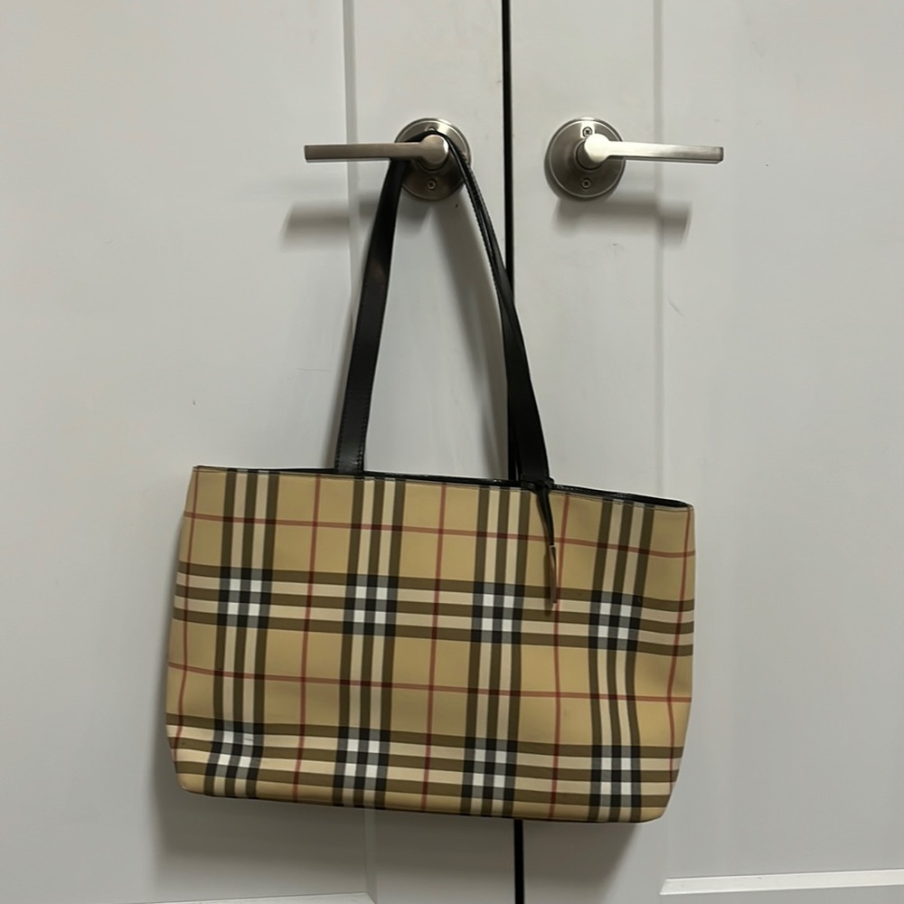 Authentic Burberry Nova Check Tote